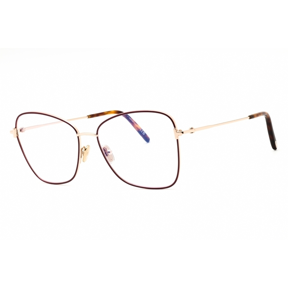 NWT Tom Ford FT5906-B Bordeaux Cat Eye 55mm Eyeglasses